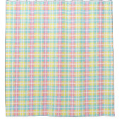 Rideaux De Douche Plaid couleur pastel (Devant)