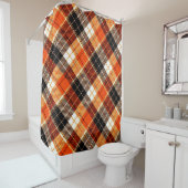 Rideaux De Douche plaid d'automne (En situation)