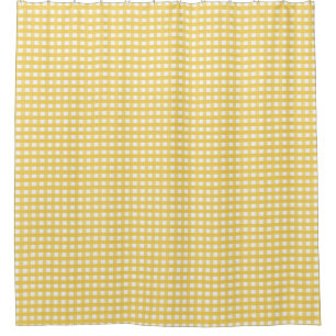 Rideaux De Douche Plaid jaune