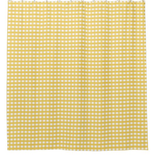 Rideaux De Douche Plaid jaune (Devant)
