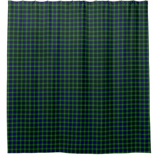 Rideaux De Douche Plaid vert bleu Lamont tartan (Devant)