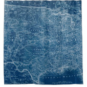 Rideaux De Douche Plan directeur américain (Devant)