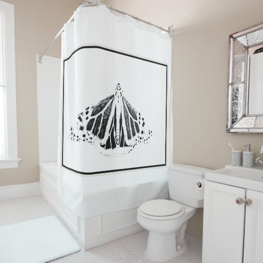Rideaux De Douche Plan Monarque (En situation)
