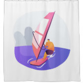 Rideaux De Douche Planche à voile (Devant)