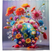 Rideaux De Douche Planète Terre (Devant)