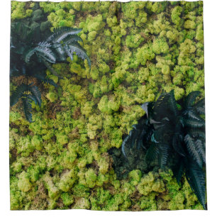 Rideaux De Douche Plantes à feuilles vertes