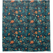 Rideaux De Douche Plantes et fleurs scandinaves (Devant)