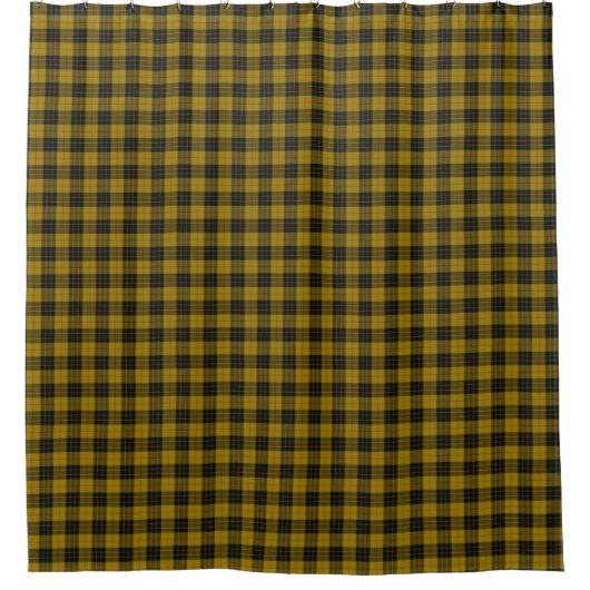 Rideaux De Douche Plaque noire jaune tartan MacLeod (Devant)