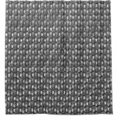 Rideaux De Douche Plaques rectangulaires sculptées et tachées, gris  (Devant)