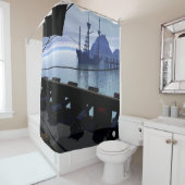 Rideaux De Douche Plate-forme de bateau (En situation)