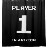 Rideaux De Douche Player 1 gamer design (Devant)