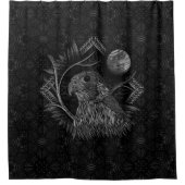 Rideaux De Douche Pleine lune de faucon (Devant)