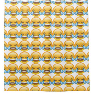 Rideaux De Douche Pleurer de rire Larmes de joie émoji