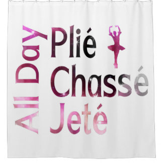 Rideaux De Douche Plié, Chassé, Jeté toute la journée ~ Conception d