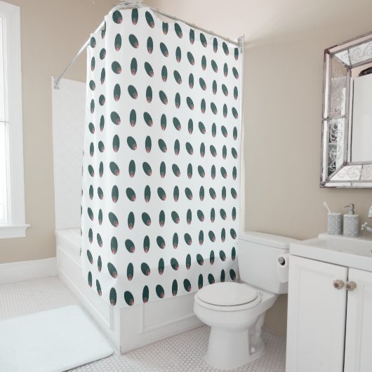 Rideaux De Douche Plumes (En situation)