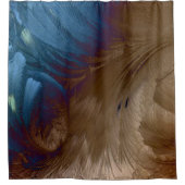 Rideaux De Douche Plumes d'or (Devant)
