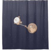 Rideaux De Douche Pluton Selfie (Devant)
