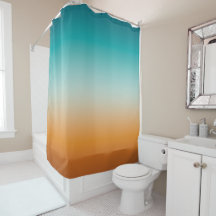 Plutôt Ombre Sunny Orange & Turquoise Blue Gradien