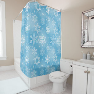 Rideaux De Douche Pneus Blancs Sur Turquoise