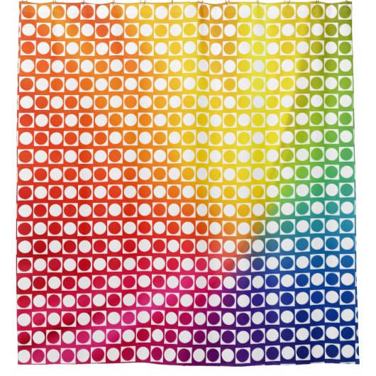 Rideaux De Douche Point arc-en-ciel (Devant)