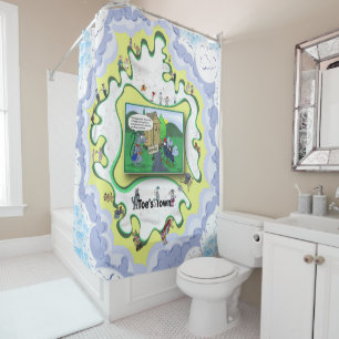 Rideaux De Douche Point de vue puant Absurdité situationnelle