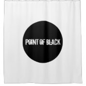 Rideaux De Douche Point of Black (Devant)