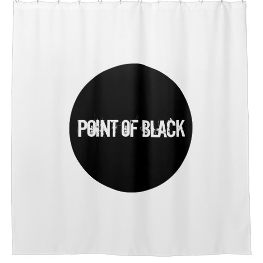 Rideaux De Douche Point of Black (Devant)