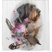 Rideaux De Douche Pointeur À poils durs allemand (Devant)