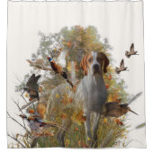 Rideaux De Douche Pointeur anglais (Devant)