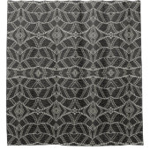 Rideaux De Douche Pointillés Diagonal Grayish Wavy (Devant)