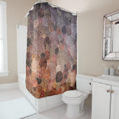 Rideaux De Douche Points et cercles de Parties scintillant de luxe - (En situation)