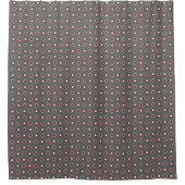 Rideaux De Douche points gris, turquie rouge et blanc (Devant)
