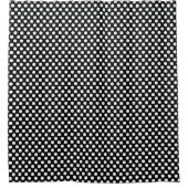 Rideaux De Douche Points noirs et blancs (Devant)