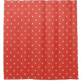 Rideaux De Douche points rouges et blancs (Devant)