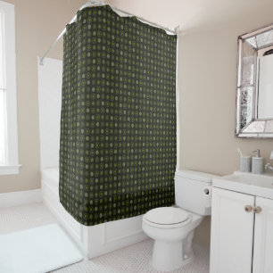 Rideaux De Douche Points verts