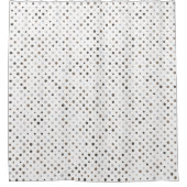 Rideaux De Douche Pois neutres irréguliers (Devant)