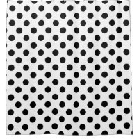 pois noirs en blanc