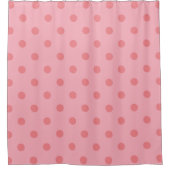 Rideaux De Douche Pois rose (Devant)