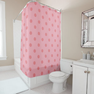 Rideaux De Douche Pois roses