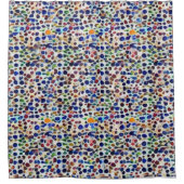 Rideaux De Douche pois unique à l'orientale (Devant)