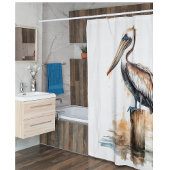 Rideaux De Douche Poise du Pélican