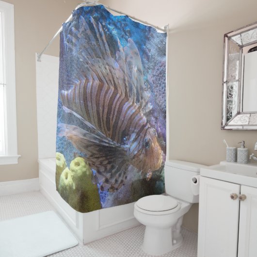 Rideaux De Douche Poisson (En situation)