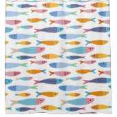 Rideaux De Douche Poisson coloré (Devant)