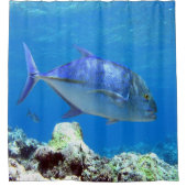 Rideaux De Douche Poisson de thon bleu fin (Devant)