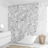 Rideaux De Douche Poisson japonais Koi