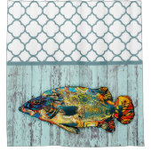 Rideaux De Douche Poisson multicolore 2 (Devant)
