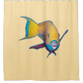 Rideaux De Douche Poisson perroquet - Conception abstraite - Découpé (Devant)