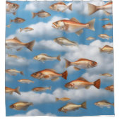 Rideaux De Douche Poisson pluvieux (Devant)
