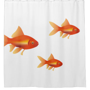 Rideaux De Douche Poisson rouge