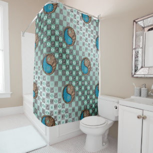 Rideaux De Douche Poissons & Lapin de Terre